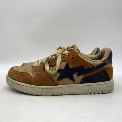 【中古品】【メンズ】 A BATHING APE アベイシングエイプ 1I70191009 BAPE SK8 STA #4 ベイプ スニーカー 靴 162-261027-kh-06-izu サイズ：26.5 カラー：ベージュ×ブラウン 万代Net店