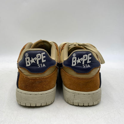 【中古品】【メンズ】 A BATHING APE アベイシングエイプ 1I70191009 BAPE SK8 STA #4 ベイプ スニーカー 靴 162-261027-kh-06-izu サイズ：26.5 カラー：ベージュ×ブラウン 万代Net店