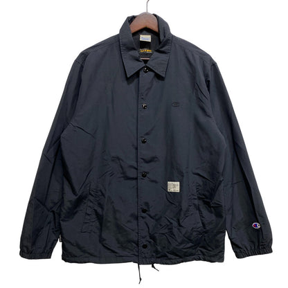 【中古品】【メンズ】 CHAMPION チャンピオン × LET IT RIDE レットイットライド C8-R613 COACH JACKET コーチ ジャケット アウター 142-261030-kh-09-izu サイズ：M カラー：ブラック 万代Net店
