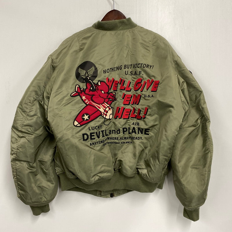 【中古品】【メンズ】 TED COMPANY テッド カンパニー 2067262 MA-1 FLIGHT JACKET フライト ジャケット アウター 145-261027-yn-09-izu サイズ：46 カラー：カーキ 万代Net店