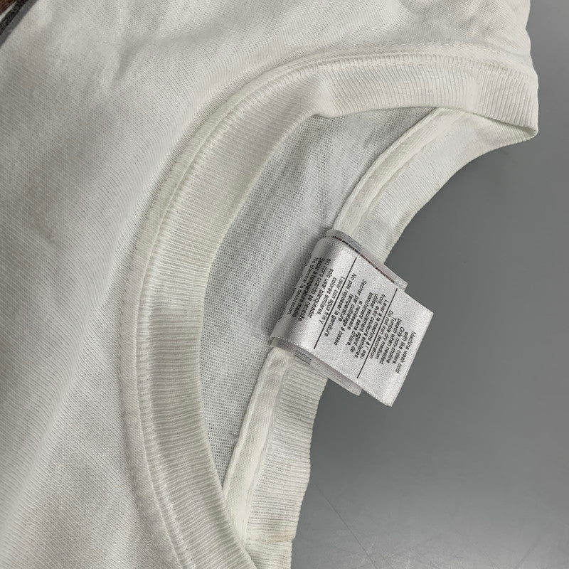 【現状渡し品】【メンズ】 HARLEY DAVIDSON ハーレーダビッドソン メキシコ製 c2014 FLAME LOGO L S TEE フレーム ロゴ ロングスリーブ Tシャツ トップス 長袖 145-261027-ya-13-izu サイズ：XL カラー：ホワイト 万代Net店