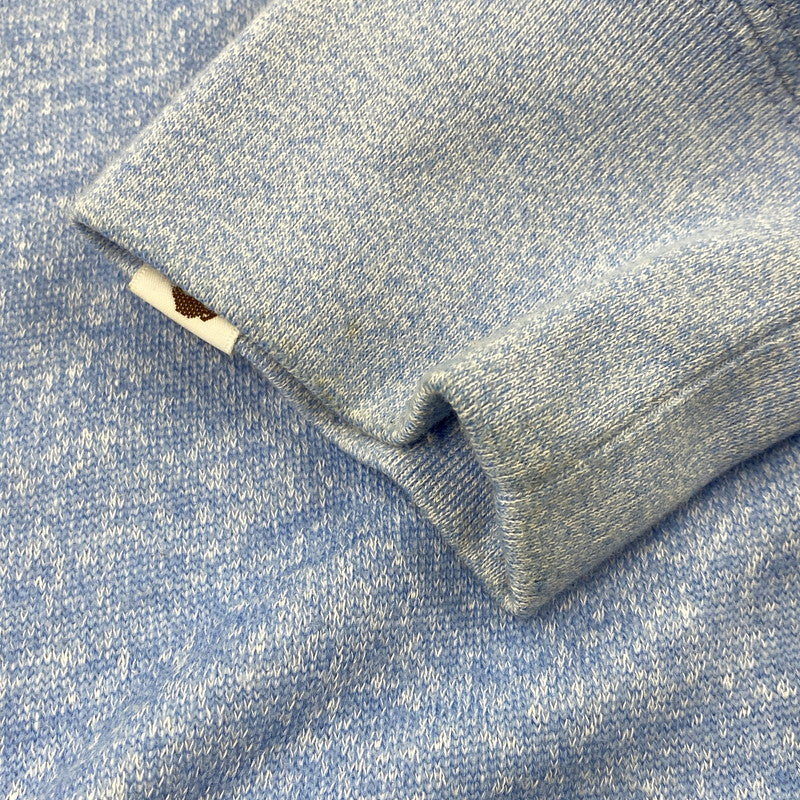 【中古品】【メンズ】 A BATHING APE アベイシングエイプ 001SWD301013X BAPE LOGO SWEATSHIRT BAPE ロゴ スウェットシャツ トップス 142-261027-yn-07-izu サイズ：L カラー：ライトブルー 万代Net店