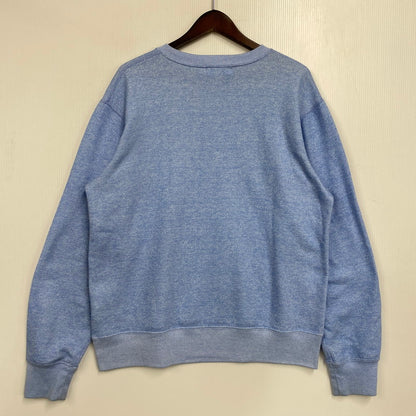 【中古品】【メンズ】 A BATHING APE アベイシングエイプ 001SWD301013X BAPE LOGO SWEATSHIRT BAPE ロゴ スウェットシャツ トップス 142-261027-yn-07-izu サイズ：L カラー：ライトブルー 万代Net店