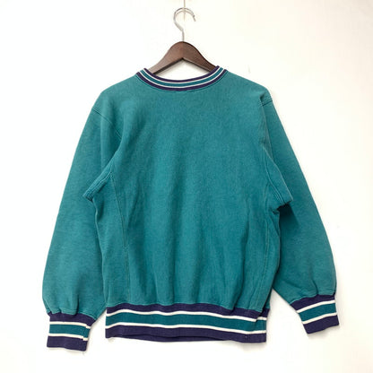 【中古品】【メンズ】 CHAMPION チャンピオン 90'S REVERSE WEAVE SWEATSHIRT リバースウィーブ スウェットシャツ トップス 長袖 146-261027-ya-11-izu サイズ：M カラー：ターコイズブルー 万代Net店