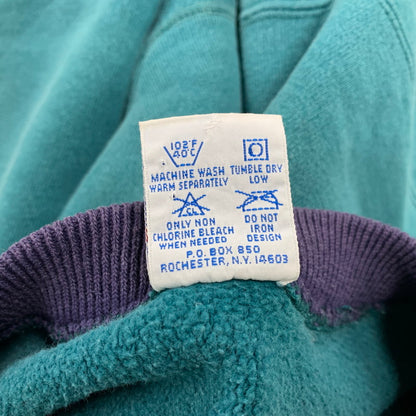 【中古品】【メンズ】 CHAMPION チャンピオン 90'S REVERSE WEAVE SWEATSHIRT リバースウィーブ スウェットシャツ トップス 長袖 146-261027-ya-11-izu サイズ：M カラー：ターコイズブルー 万代Net店