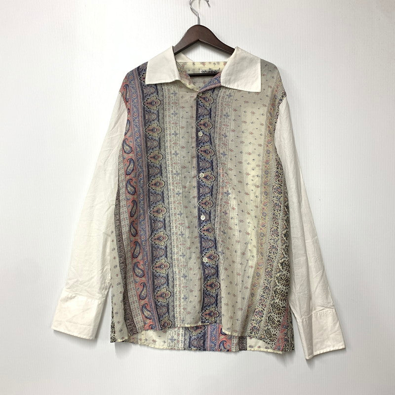 【中古品】【メンズ】 OUR LEGACY アワーレガシー M2202SH 20SS SOUL SHIRT ソウル シャツ トップス 長袖 141-261027-ya-12-izu サイズ：48 カラー：マルチ 万代Net店