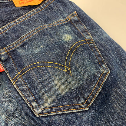 【中古品】【メンズ】 Levi's リーバイス 50S-XX DENIM PANTS デニムパンツ ジーンズ 157-261028-as-01-izu サイズ：30×36 カラー：インディゴ 万代Net店