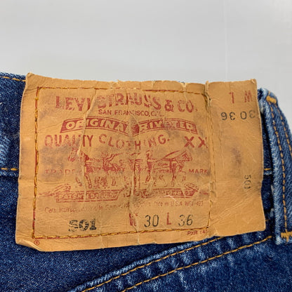 【中古品】【メンズ】 LEVI'S リーバイス 501 DENIM PANTS デニム パンツ ボトムス 157-261028-kh-20-izu サイズ：30×36 カラー：インディゴ 万代Net店