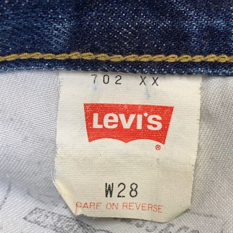【中古品】【メンズ】 LEVI'S リーバイス 702 DENIM PANTS デニム パンツ ボトムス 157-261028-kh-05-izu サイズ：28×34 カラー：インディゴ 万代Net店