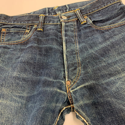 【中古品】【メンズ】 EVISU エヴィス カモメ DENIM PANTS デニム パンツ ボトムス 156-261028-kh-15-izu サイズ：32×35 カラー：インディゴ 万代Net店