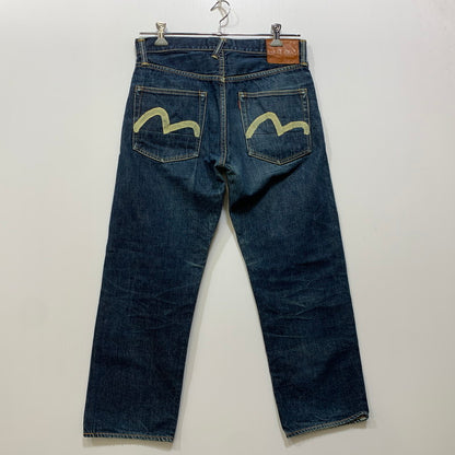 【中古品】【メンズ】 EVISU エヴィス カモメ DENIM PANTS デニム パンツ ボトムス 156-261028-kh-15-izu サイズ：32×35 カラー：インディゴ 万代Net店