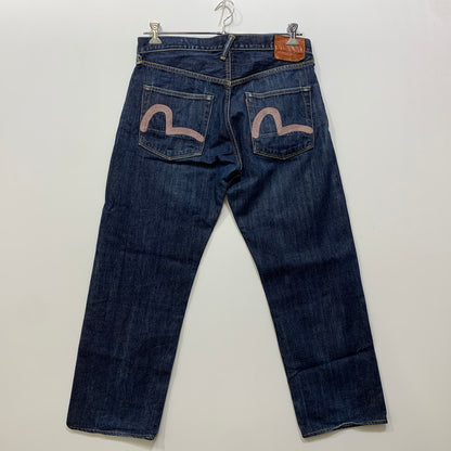 【中古品】【メンズ】 EVISU エヴィス 2000 カモメ DENIM PANTS デニム パンツ ボトムス 156-261028-kh-02-izu サイズ：34×35 カラー：インディゴ 万代Net店