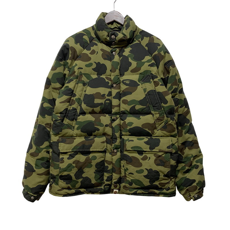 【中古品】【メンズ】 A BATHING APE アベイシングエイプ 001HJA801008X 1ST CAMO DOWN JACKET カモ ダウン ジャケット アウター 142-261028-kh-10-izu サイズ：M カラー：マルチ 万代Net店