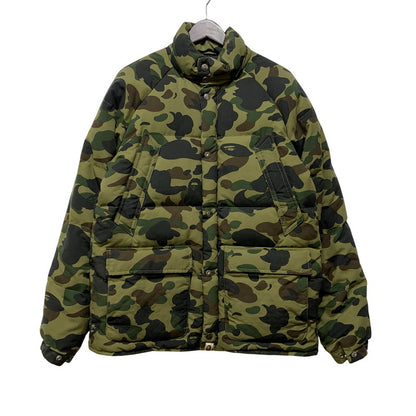 【中古品】【メンズ】 A BATHING APE アベイシングエイプ 001HJA801008X 1ST CAMO DOWN JACKET カモ ダウン ジャケット アウター 142-261028-kh-10-izu サイズ：M カラー：マルチ 万代Net店