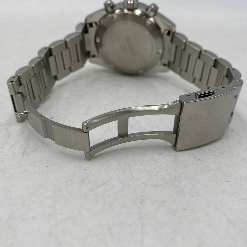 【中古美品】【メンズ/レディース】 SEIKO セイコー V192-00A0 PROSPEX SPEEDTIMER SOLAR CHRONOGRAPH プロスペックス スピードタイマー ソーラー クロノグラフ 腕時計 197-261028-cs-21-izu カラー：シルバー 万代Net店