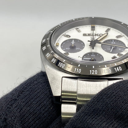 【中古美品】【メンズ/レディース】 SEIKO セイコー V192-00A0 PROSPEX SPEEDTIMER SOLAR CHRONOGRAPH プロスペックス スピードタイマー ソーラー クロノグラフ 腕時計 197-261028-cs-21-izu カラー：シルバー 万代Net店