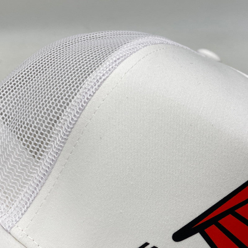 【中古品】【メンズ/レディース】 JAPANESE CHOPPER RACING ジャパニーズチョッパーレーシング AVCC限定 MESH CAP メッシュ キャップ 帽子 185-261028-cs-02-izu サイズ：F カラー：ホワイト 万代Net店