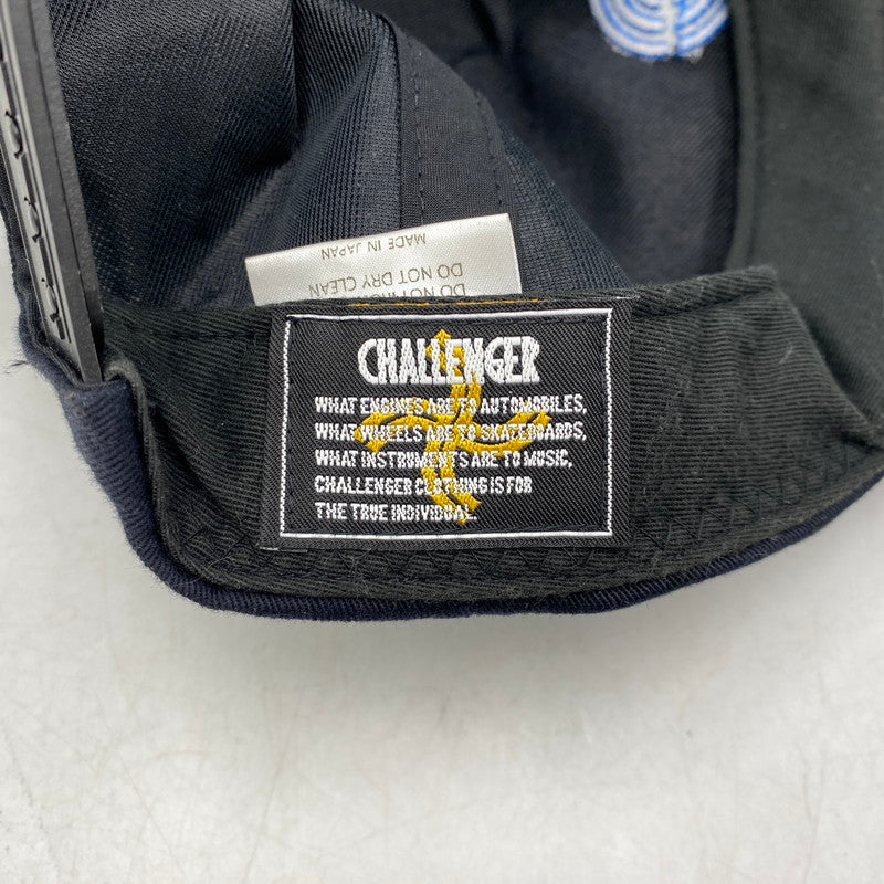 【中古品】【メンズ/レディース】 CHALLENGER チャレンジャー RECORDS CAP レコーズ キャップ 帽子 185-261028-cs-05-izu サイズ：F カラー：ブラック 万代Net店
