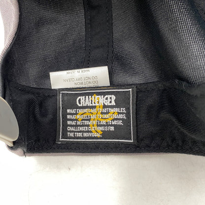 【中古品】【メンズ/レディース】 CHALLENGER チャレンジャー RECORDS CAP レコーズ キャップ 帽子 185-261028-cs-01-izu サイズ：F カラー：グレー×ブラック 万代Net店