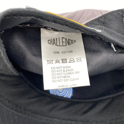 【中古品】【メンズ/レディース】 CHALLENGER チャレンジャー RECORDS CAP レコーズ キャップ 帽子 185-261028-cs-01-izu サイズ：F カラー：グレー×ブラック 万代Net店