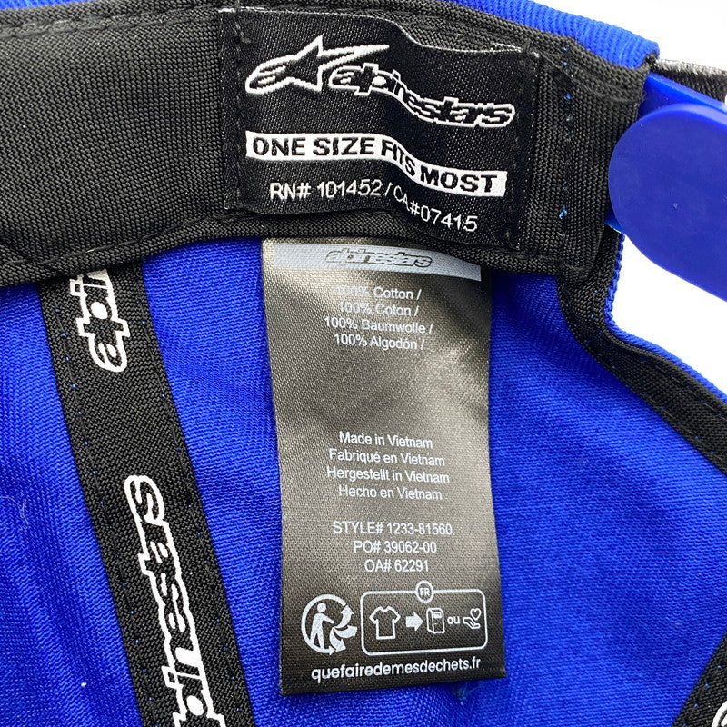 【中古美品】【メンズ/レディース】 ALPINESTARS アルパインスタ― LOS ANGELES HAT ロサンゼルス ハット 帽子 185-261028-cs-04-izu サイズ：OS カラー：ブルー 万代Net店