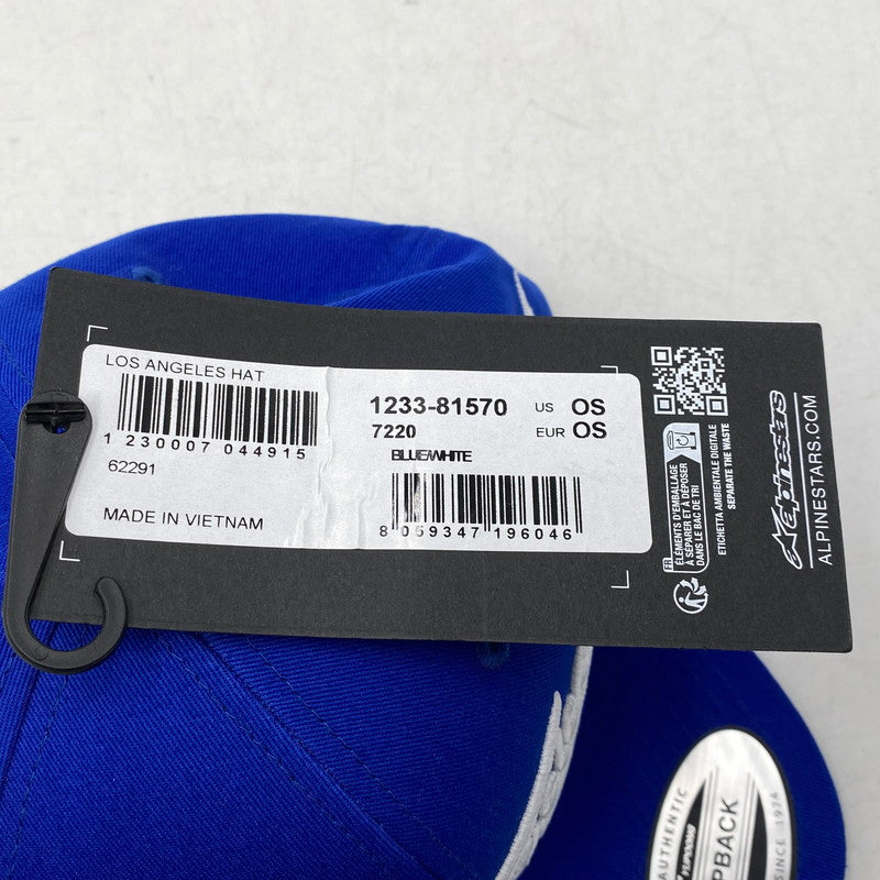 【中古美品】【メンズ/レディース】 ALPINESTARS アルパインスタ― LOS ANGELES HAT ロサンゼルス ハット 帽子 185-261028-cs-04-izu サイズ：OS カラー：ブルー 万代Net店