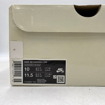 【中古品】【メンズ】 NIKE SB ナイキエスビー×SUPREME シュプリーム FQ3000-100 DARWIN LOW ダーウィン ロー スニーカー シューズ 靴 160-261028-cs-11-izu サイズ：28cm カラー：SAIL/BOARDER BLUE-BLACK 万代Net店