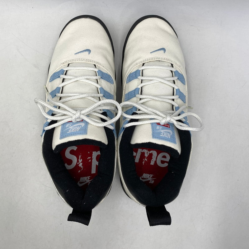 【中古品】【メンズ】 NIKE SB ナイキエスビー×SUPREME シュプリーム FQ3000-100 DARWIN LOW ダーウィン ロー スニーカー シューズ 靴 160-261028-cs-11-izu サイズ：28cm カラー：SAIL/BOARDER BLUE-BLACK 万代Net店