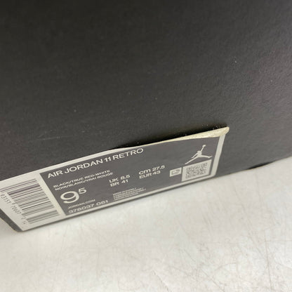【中古品】【メンズ】 NIKE ナイキ 378037-061 AIR JORDAN 11 RETRO エア ジョーダン レトロ スニーカー シューズ 靴 160-261028-cs-15-izu サイズ：27.5cm カラー：BLACK/TRUE RED-WHITE 万代Net店