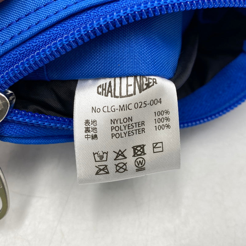 【中古品】【メンズ/レディース】 CHALLENGER チャレンジャー CLG-MIC 025-004 MIC POUCH ポーチ 小物 200-261028-cs-08-izu カラー：ブルー 万代Net店