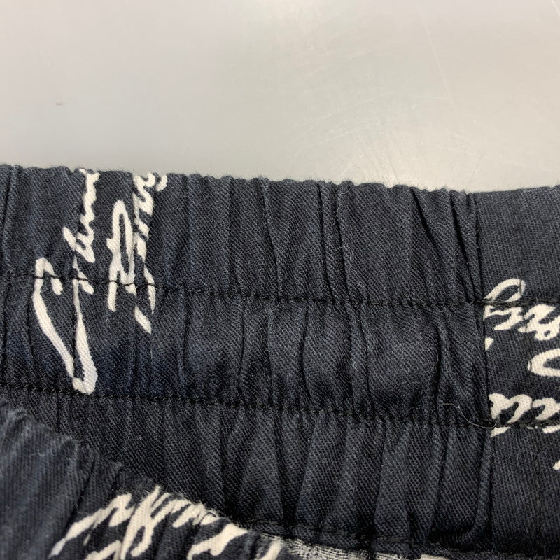 【中古品】【メンズ】 CHALLENGER チャレンジャー CLG-PT 023-004 MULTI SIGNATURE PANTS マルチ シグネチャー パンツ ボトムス 153-261028-kh-12-izu サイズ：L カラー：ブラック 万代Net店