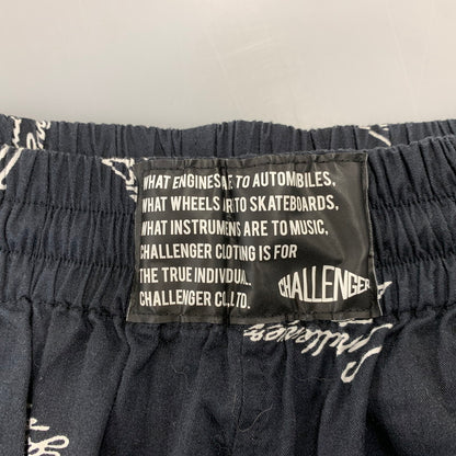 【中古品】【メンズ】 CHALLENGER チャレンジャー CLG-PT 023-004 MULTI SIGNATURE PANTS マルチ シグネチャー パンツ ボトムス 153-261028-kh-12-izu サイズ：L カラー：ブラック 万代Net店