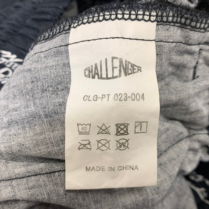 【中古品】【メンズ】 CHALLENGER チャレンジャー CLG-PT 023-004 MULTI SIGNATURE PANTS マルチ シグネチャー パンツ ボトムス 153-261028-kh-12-izu サイズ：L カラー：ブラック 万代Net店