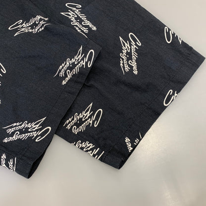【中古品】【メンズ】 CHALLENGER チャレンジャー CLG-PT 023-004 MULTI SIGNATURE PANTS マルチ シグネチャー パンツ ボトムス 153-261028-kh-12-izu サイズ：L カラー：ブラック 万代Net店