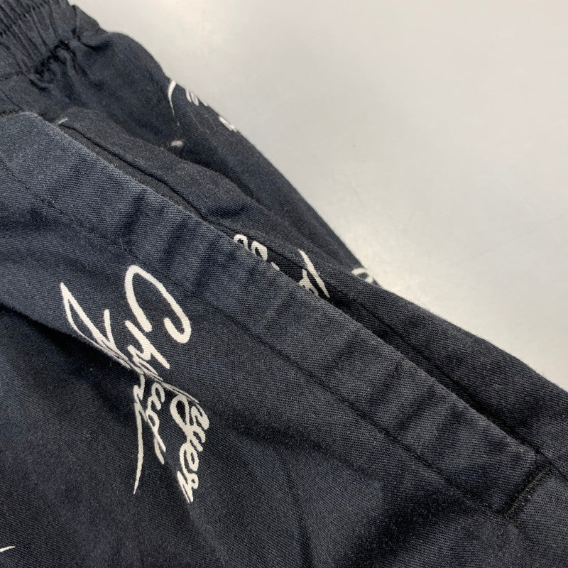 【中古品】【メンズ】 CHALLENGER チャレンジャー CLG-PT 023-004 MULTI SIGNATURE PANTS マルチ シグネチャー パンツ ボトムス 153-261028-kh-12-izu サイズ：L カラー：ブラック 万代Net店