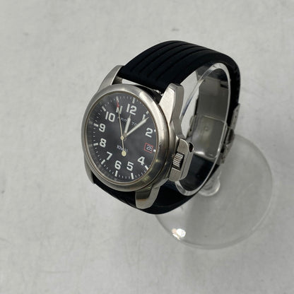 【中古品】【メンズ/レディース】 HAMILTON ハミルトン 6309 KHAKI DATE QUARTZ カーキ デイト クオーツ 腕時計 197-261028-cs-20-izu カラー：シルバー×ブラック 万代Net店