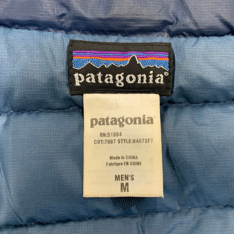 【中古品】【メンズ】 PATAGONIA パタゴニア 84673F7 DOWN SWEATER ダウン セーター ジャケット アウター 144-261028-kh-08-izu サイズ：M カラー：ネイビー 万代Net店