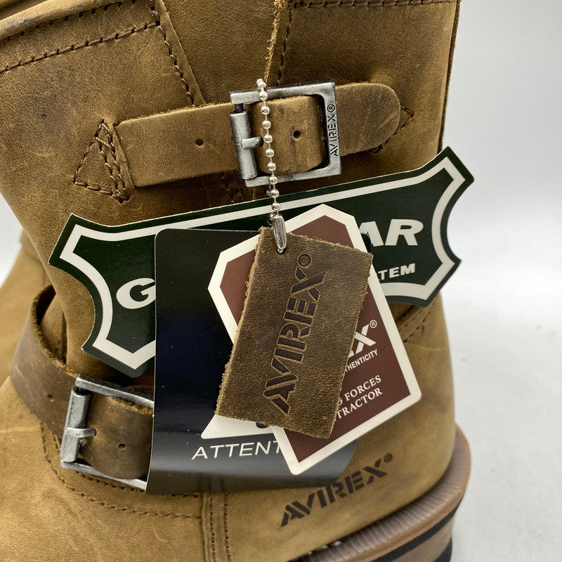 【中古品】【メンズ】 AVIREX アヴィレックス AV2225 HORNET SUEDE ENGINEER BOOTS ホーネット スウェード エンジニア ブーツ シューズ 靴 164-261028-cs-18-izu サイズ：27cm カラー：ブラウン 万代Net店
