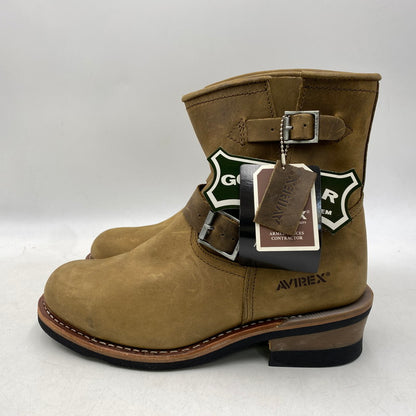 【中古品】【メンズ】 AVIREX アヴィレックス AV2225 HORNET SUEDE ENGINEER BOOTS ホーネット スウェード エンジニア ブーツ シューズ 靴 164-261028-cs-18-izu サイズ：27cm カラー：ブラウン 万代Net店