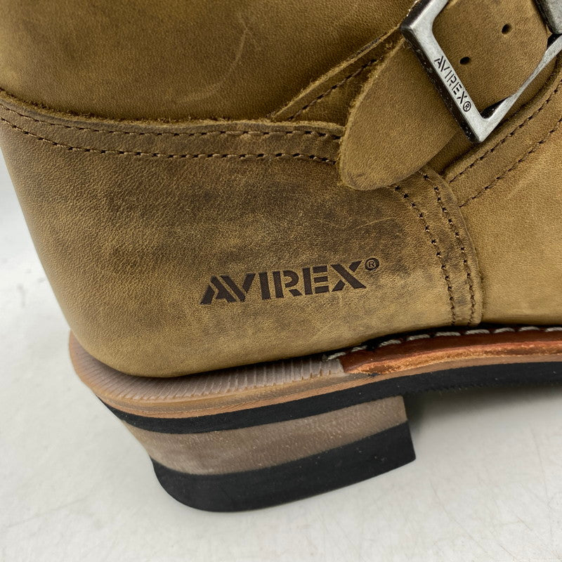 【中古品】【メンズ】 AVIREX アヴィレックス AV2225 HORNET SUEDE ENGINEER BOOTS ホーネット スウェード エンジニア ブーツ シューズ 靴 164-261028-cs-18-izu サイズ：27cm カラー：ブラウン 万代Net店