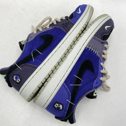 【中古品】【メンズ/レディース】 NIKE ナイキ×ZION WILLIAMSON ザイオン ウィリアムソン IH2309-500 AIR JORDAN 1 LOW OG エア ジョーダン ワン ロー オリジナル スニーカー シューズ 靴 160-261028-cs-16-izu サイズ：25cm カラー：REGENCY PURPLE/VAPOR GREEN 万代Net店