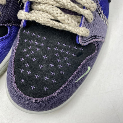 【中古品】【メンズ/レディース】 NIKE ナイキ×ZION WILLIAMSON ザイオン ウィリアムソン IH2309-500 AIR JORDAN 1 LOW OG エア ジョーダン ワン ロー オリジナル スニーカー シューズ 靴 160-261028-cs-16-izu サイズ：25cm カラー：REGENCY PURPLE/VAPOR GREEN 万代Net店