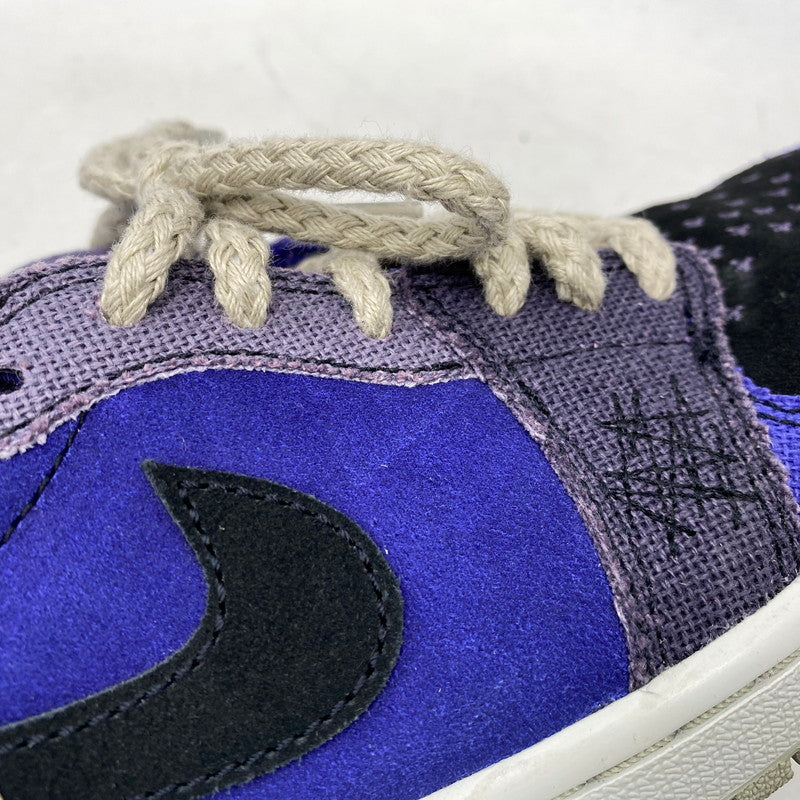 【中古品】【メンズ/レディース】 NIKE ナイキ×ZION WILLIAMSON ザイオン ウィリアムソン IH2309-500 AIR JORDAN 1 LOW OG エア ジョーダン ワン ロー オリジナル スニーカー シューズ 靴 160-261028-cs-16-izu サイズ：25cm カラー：REGENCY PURPLE/VAPOR GREEN 万代Net店