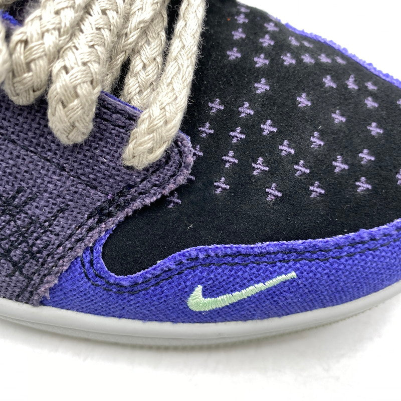 【中古品】【メンズ/レディース】 NIKE ナイキ×ZION WILLIAMSON ザイオン ウィリアムソン IH2309-500 AIR JORDAN 1 LOW OG エア ジョーダン ワン ロー オリジナル スニーカー シューズ 靴 160-261028-cs-16-izu サイズ：25cm カラー：REGENCY PURPLE/VAPOR GREEN 万代Net店