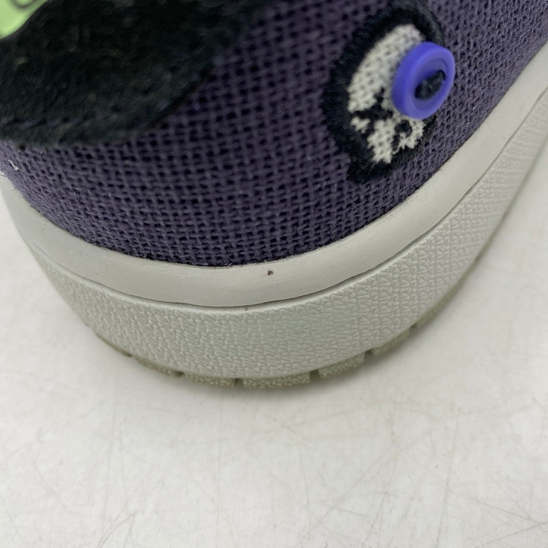 【中古品】【メンズ/レディース】 NIKE ナイキ×ZION WILLIAMSON ザイオン ウィリアムソン IH2309-500 AIR JORDAN 1 LOW OG エア ジョーダン ワン ロー オリジナル スニーカー シューズ 靴 160-261028-cs-16-izu サイズ：25cm カラー：REGENCY PURPLE/VAPOR GREEN 万代Net店