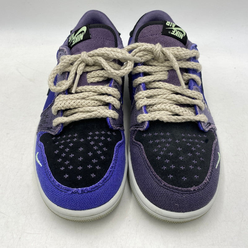【中古品】【メンズ/レディース】 NIKE ナイキ×ZION WILLIAMSON ザイオン ウィリアムソン IH2309-500 AIR JORDAN 1 LOW OG エア ジョーダン ワン ロー オリジナル スニーカー シューズ 靴 160-261028-cs-16-izu サイズ：25cm カラー：REGENCY PURPLE/VAPOR GREEN 万代Net店