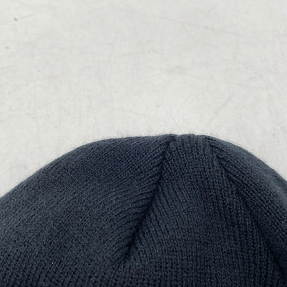 【中古品】【メンズ/レディース】 SUPREME シュプリーム×NEW ERA ニューエラ SCRIPT LOGO BEANIE スクリプト ロゴ ビーニー 帽子 185-261028-cs-13-izu サイズ：ONESIZE カラー：ブラック 万代Net店