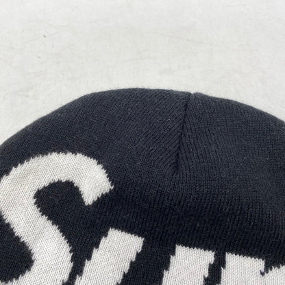 【中古品】【メンズ/レディース】 SUPREME シュプリーム 23FW BIG LOGO BEANIE ビッグ ロゴ ビーニー 帽子 185-261028-cs-12-izu サイズ：ONESIZE カラー：ブラック 万代Net店