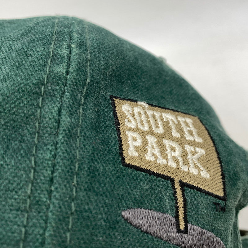 【中古品】【メンズ/レディース】 SOUTH PARK サウスパーク COMEDY CENTRAL コメディ セントラル c1998 CHARACTER CAP キャラクター キャップ 帽子 185-261028-cs-03-izu サイズ：F カラー：グリーン 万代Net店