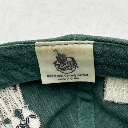 【中古品】【メンズ/レディース】 SOUTH PARK サウスパーク COMEDY CENTRAL コメディ セントラル c1998 CHARACTER CAP キャラクター キャップ 帽子 185-261028-cs-03-izu サイズ：F カラー：グリーン 万代Net店